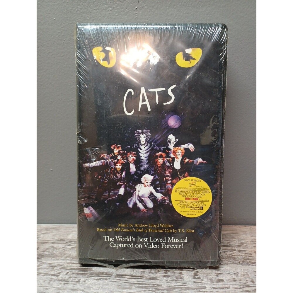 Cats: The Musical (1998) VHS Brand New Factory Sealed!
